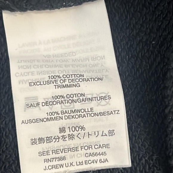 Madewell Reveur Drawstring Oversized Sweatshirt size XXS - Picture 12 of 13